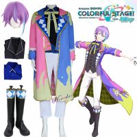 Colorful Stage Project Sekai Cosplay Kamishiro Rui Cosplay Costume Wig Boots Wonderland Showtime Halloween Outfit Women Men Nails Screws Fasteners