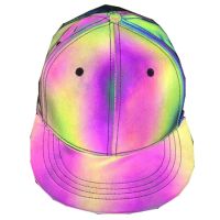 Color Reflective Cap for MenS and WomenS Night Light Color Sun Hat Outdoor Street Hip Hop Street Dance Night Light Hat