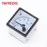 1pc 99T1-V Square 48*48mm 250V/300V/450V/500V/600V/750V/1000V Volt Pointer Meter AC Analog Voltmeter Electrical Trade Tools  Testers