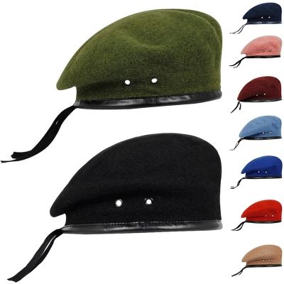 Top Quality Wool Special Forces Military Berets Caps Mens Army Woolen Beanies Outdoor Breathable Soldier Training Boinas Militar