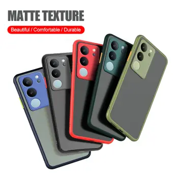 For Cover Vivo Y36 Case For Vivo Y36 Cover Shockproof Phone Bumper Back  Colour Frame Translucent Matte Cover For Vivo Y36 Fundas