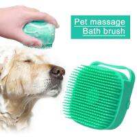 Pet Dog Shampoo Brush Cat Massage Comb Grooming Scrubber Brush for Bathing