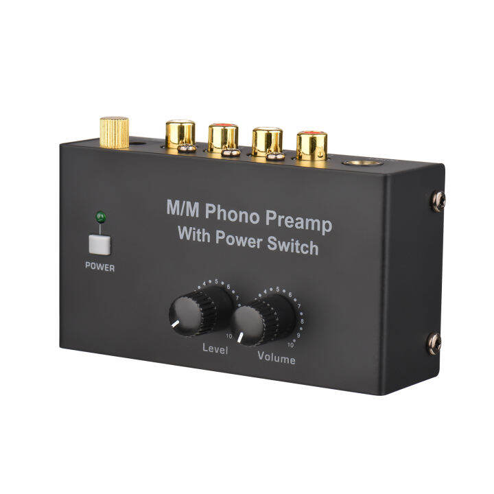 M/M Phono Preamp with Power Switch Preamplifier with