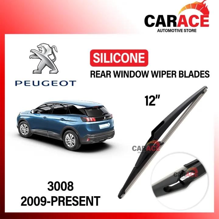 PEUGEOT 3008 12" Rear Window SILICONE Wiper Blades Wiper Belakang