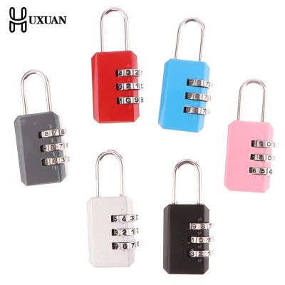 【CC】✺♤▼  3 Digits Password Code Combination Padlock Aluminum alloy Suitcase Luggage Lock Keyed Anti-thieft