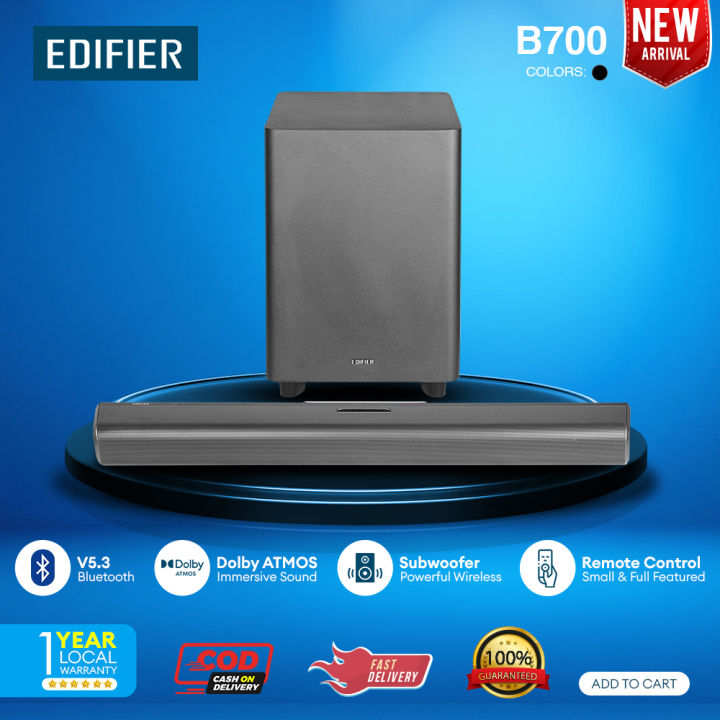 Edifier Speaker EDIFIER B700 Iron Speaker/Dolby Atmos Soundbar System ...