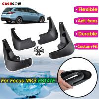 4x Mud Flaps สำหรับ Ford Focus MK3 3 5dr Estate Kombi 2011 - 2019 Splash Guards ด้านหน้าด้านหลัง2012 2013 2014 2015 2016 2017 2018 2019