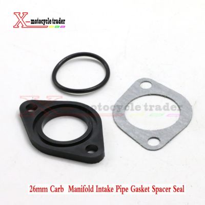 “：{}” 26Mm/30Mm Carb Carburetor Manifold Intake Pipe Gasket Sp Seal For Pit Dirt Bike 110 125 Cc CRF50 XR50 Pit Dirt Bike ATV Quad