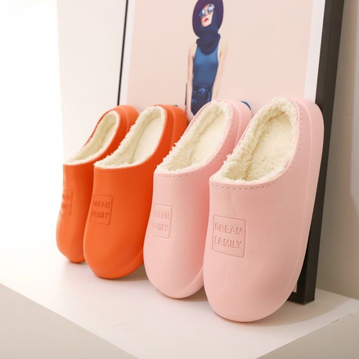ขายดีที่สุด-ioztt2023-warm-non-slip-slippers-indoor-cotton-non-slips-ladies-soft-memory-foam-couples-shoes