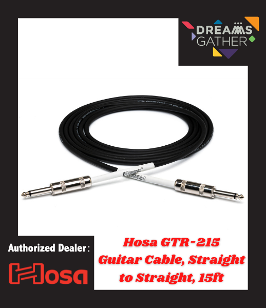 Hosa Guitar Cable, 15ft (GTR215) Lazada