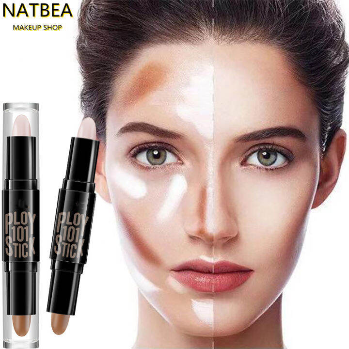 NATBEA Contour StickMakeup Concealer Pen Double Head 3D Bronzer