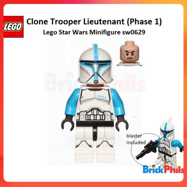 Lego StarWars Minifigure sw0629 Clone Trooper Lieutenant (Phase 1) Lazada PH
