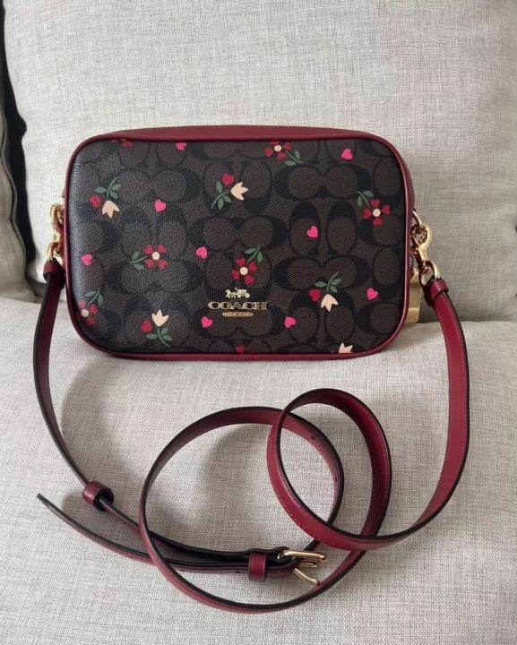 Original Authentic Coach C7617 Jes Crossbody in Signature Canvas with