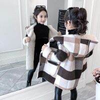 【มีจำหน่าย】เสื้อแจ็คเก็ตเด็กผู้หญิง Outwear 2023 Charming Thicken Winter Plus กำมะหยี่อบอุ่นผ้าฝ้ายขนแกะเสื้อผ้าเด็กคุณภาพสูง