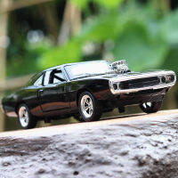 ใหม่132 Fast &amp; Furious Dodge Charger รถรุ่น Diecast Alloy สี่ประตูเปิดรถรุ่นเสียงและแสงของเล่นเด็กของขวัญ