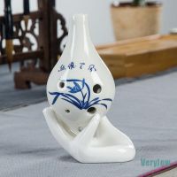 ♂ VeryJow♪ Porcelain Ceramic Air Plant Tillandsia Holder Flower Planter Office Desk Decor