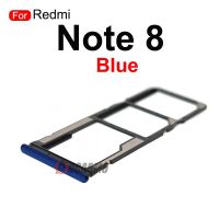 ถาดใส่ซิมใหม่สำหรับ Xiaomi Redmi Note 8 Pro Note8 8T ที่ใส่ซิมการ์ดถาดใส่ซิมอะไหล่เต้ารับตัวแปลง