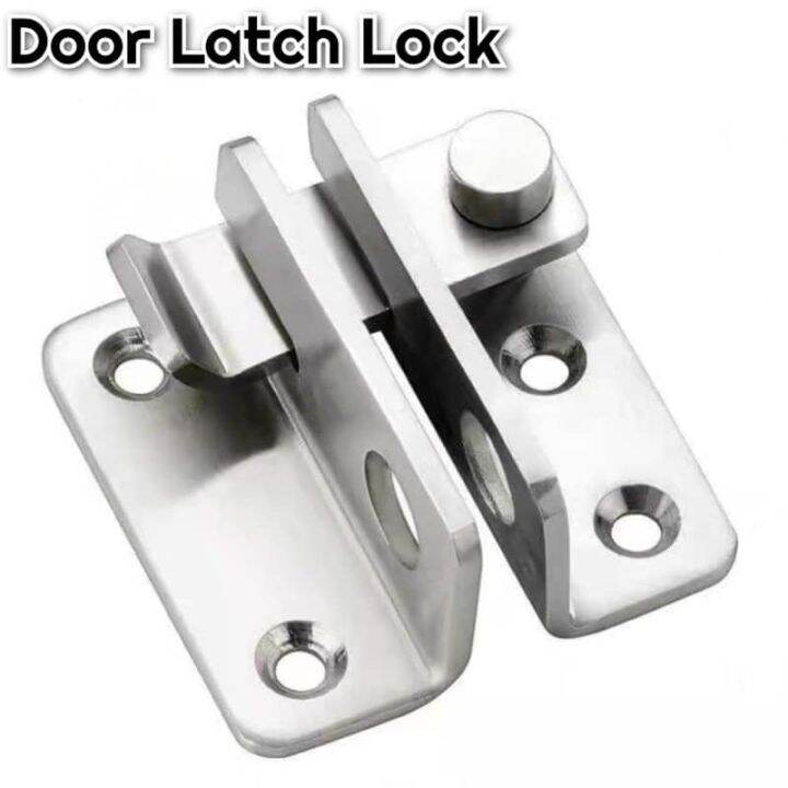 Safety Hasp Door Lock for Bathroom Bedroom Stainless Steel Door Catch