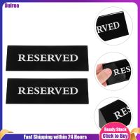 Dulrua [Sale] 2pcs Sign Restaurant Ruseable Restaurant V รูปที่สงวนไว้ในตารางตกแต่งที่สงวนไว้