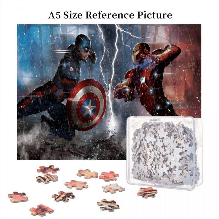 Captain America 500 Pieces Wooden Jigsaw Puzzle Adult Educational ...