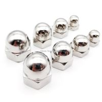 1/5/10/50pcs High Quality M3 M4 M5 M6 M8 M10 M12 M14 M16 304 A2-70 Stainless Steel Hex Acorn Nut Cap Decorative Cover Dome Nuts Nails Screws Fasteners