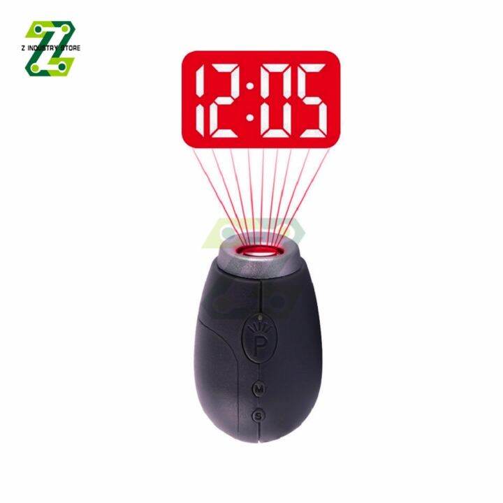 Portable Digital Projection Alarm Clock Mini Projector LED Clock Carry