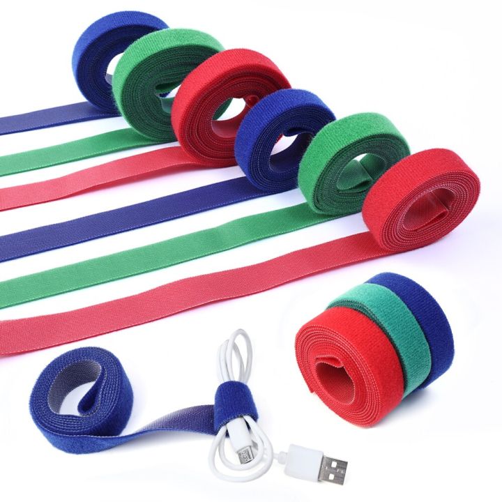 1-5m-roll-fastening-tape-cable-ties-reusable-hook-and-loop-straps-double-side-hook-roll-wires-cords-manage-organizer-straps-adhesives-tape