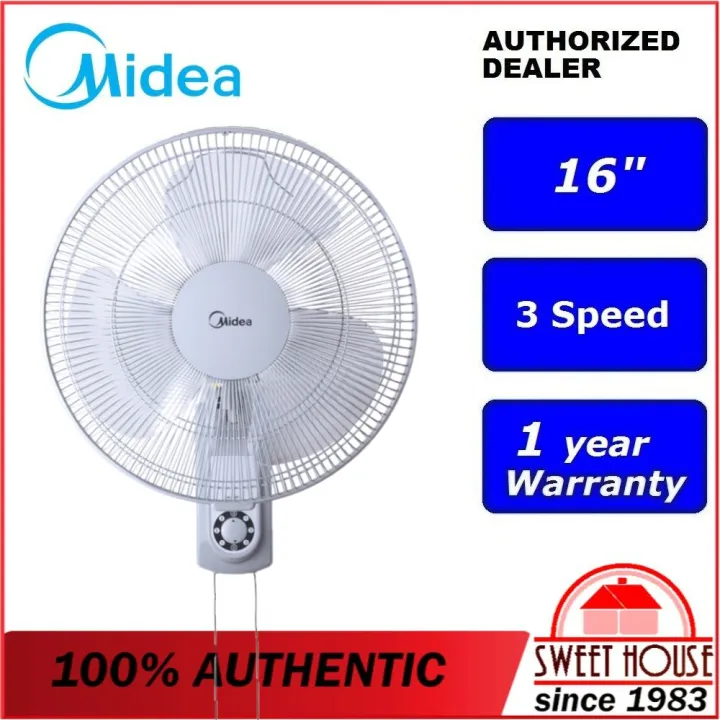 Midea 16 Inch Wall Fan Mf 16fw6h Mf 16fw15ka Lazada