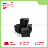 คุณภาพสูงสุดถ่านก้อนกะลามะพร้าว1กก (64ชิ้น) Premium quality coconut cube charcoal 1kg (64pcs)