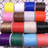 0.5 0.8 1.0 1.5 2.0mm Waxed Cord Waxed Thread Cord String Strap Necklace Rope Beads for Jewelry Making Diy Bracelet Accessories Beads