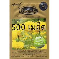 (โปร++) 500เมล็ด สีเหลืองสด ทองเฉลิม โกลด์ ดาวเรืองตัดดอก TLG 4805 F1 ส่วนลด เมล็ดพันธุ์ พันธุ์ข้าว เมล็ดหญ้า เมล็ดข้าวโพด