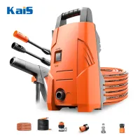 KaiS High Pressure Cleaner ปั๊มล้างรถ เครื่องล้างรถ เครื่องซักผ้ารถปั๊มน้ำ เครื่องฉีดน้ำแรงดันสูงมัลติฟังค์ชั่น กันน้ำ IPX5 ออกแบบล็อคป้องกันอย่า