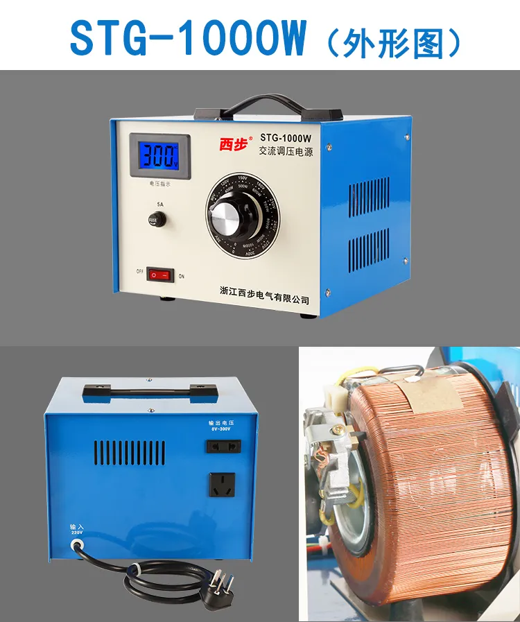 0-300V Transformer 220V Regulator Adjustable AC Voltage Regulator Power  Supply