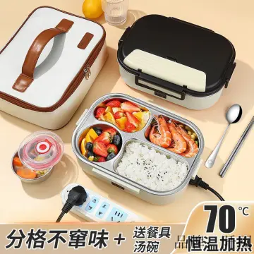 Electric Lunch Box 16000mAh USB Rechargeable Bento Box Wireless Heating  Lunch Box Food Insulated Warmer Container 1000ML