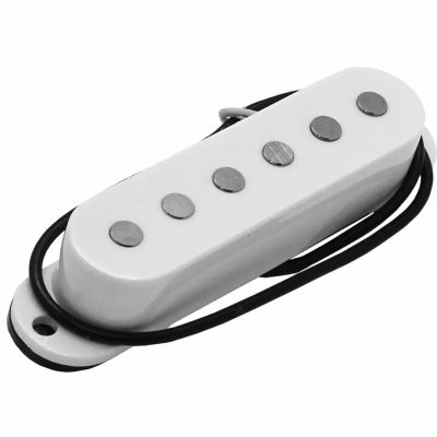 ul liBelcat Alnico Single Coil Pickup (Bridge Position, Alnico, สีขาว) รุ่น BS-06A-B-WH/li li2x น็อต/li li2x สปริง/li /ul