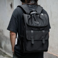 TOP☆MOYYI Fashion Trend Mens Backpack Laptop Large Capacity Outdoor Black Oxford Vintage Waterproof Travel Simple Men Bags