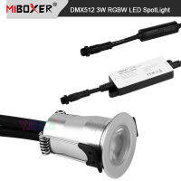 Mier กันน้ำ IP66 3วัตต์ DMX512 RGBW นำสปอตไลแก้ไขที่อยู่โดยอัตโนมัติ DMX สัญญาณเครื่องขยายเสียงที่อยู่เดิมแก้ไข *