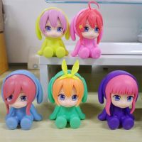 การตกแต่งหุ่นแอคชั่นของอะนิเมะ RUPER Nakano Miku The Quintuplets Gotoubun No Hanayome ภาพอนิเมะของประดับโต๊ะทำงานโมเดลของเล่น Nakano Miku ตุ๊กตาขยับแขนขาได้