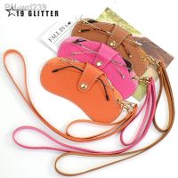 Popular Serpentine Sunglasses Cases Solid color Sunglasses Bag Glasses Protective Sleeve PU Leather Glasses Case