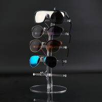 5 Pair Sunglasses Glasses Fashion Acrylic Show Rack Counter Eyeglasses Display Stand Holder Transparent Hot Organizer Cups  Mugs Saucers