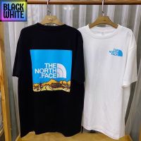 BWCB -เสื้อยืดแขนสั้น The North Face ฟ้า（SMLXL2XL3XL）unisex #polo