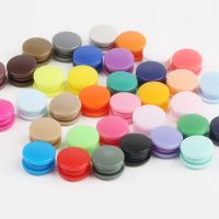 【CC】 20Sets 12mm Round Plastic Buttons Baby Dolls Children Clip Sewing Accessories Press Fasteners