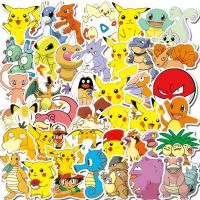 50/100PCS Pokemon Stickers Cute Stickers for Kids Laptop Anime Childrens Pack Waterproof Cool Funny Suitcase Skateboard Classic