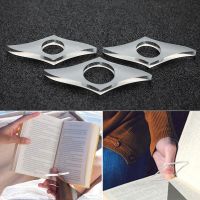1PC Transparent Multi-function Acrylic Thumb Book Support Book Page Holder Bookmark School