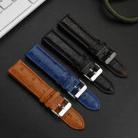 ที่มีสีสันนกกระจอกเทศแบบสายนาฬิกาชั้นแรก Cowhide หนัง Watch Bands 20มิลลิเมตร22มิลลิเมตรนาฬิกาวงสำหรับหัวเว่ยดูสมาร์ท