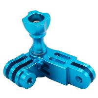 CNC Aluminium alloy Three-Way Pivot Arm Mount Adapter for GOPRO Hero 1 2 3 3+ 4 5 Session/Xiaomi Yi/SJ/GitUp Sport Camera