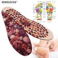 Foot Massage Insole Rubber Cobblestone Therapy Acupressure Point Design Reflexology Feet Care Pain Relief for Men Women Shoes Accessories