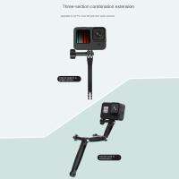 MAX 3-In-1 Extension Pole cket อลูมิเนียมอัลลอยด์สำหรับ Gopro1110 DJI Camera Extension cket