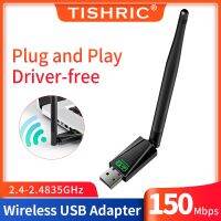 Titric มินิยูเอสบีไร้สายอะแดปเตอร์ Wifi การ์ดเน็ตเวิร์ก150Mbps 2.4Ghz ไร้สายอะแดปเตอร์เอซียูเอสบีตัวรับสัญญาณอีเธอร์เน็ตสำหรับ PC แล็ปท็อป