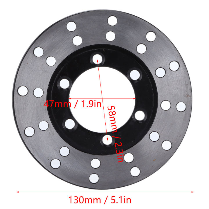130-มม-จานเบรคเปลี่ยนสำหรับสกู๊ตเตอร์-atv-go-kart-110cc-125cc-150cc-200cc-250cc